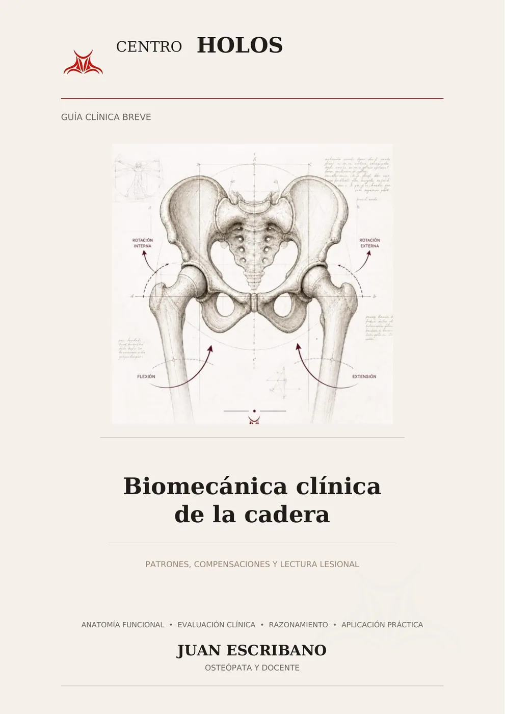Portada de Guía Clínica HOLOS · Cadera